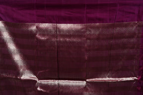 Purple Pure Katan Silk Saree
