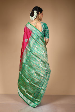 Wine Pure Bomkai Saree