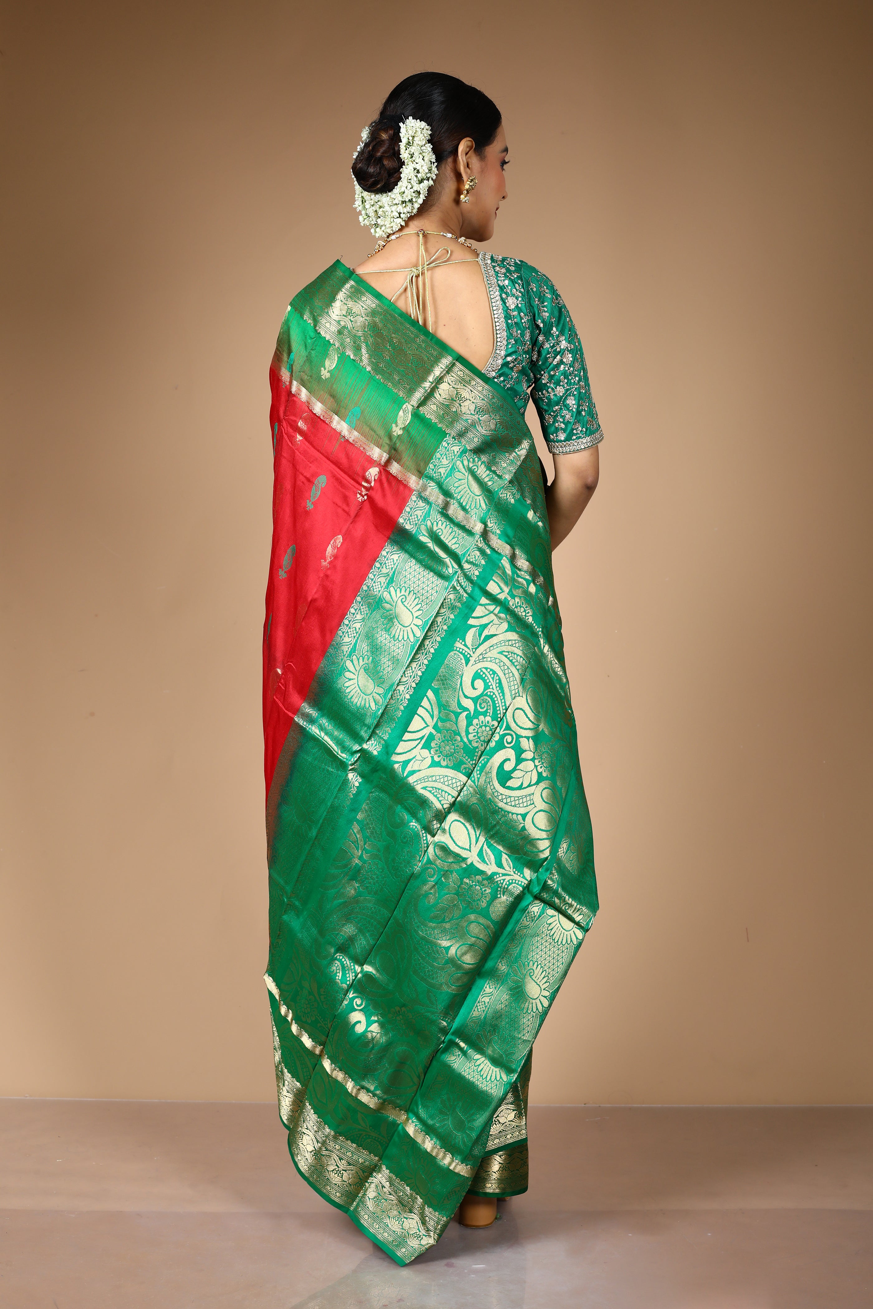 Maroon Pure Kanjivaram Silk Saree