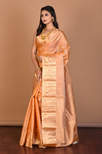 Load image into Gallery viewer, Tussar Blended Kanjivaram Silk Saree with Blouse Piece - Keya Seth Exclusive
