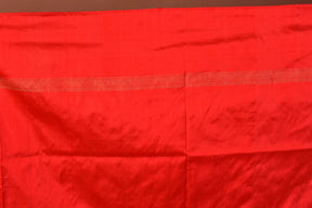 White Pure Ikkat Silk Saree - Keya Seth Exclusive