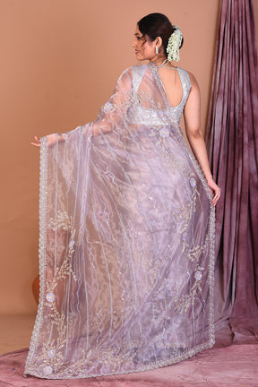 Lavender Jimmy Choo Saree - Keya Seth Exclusive