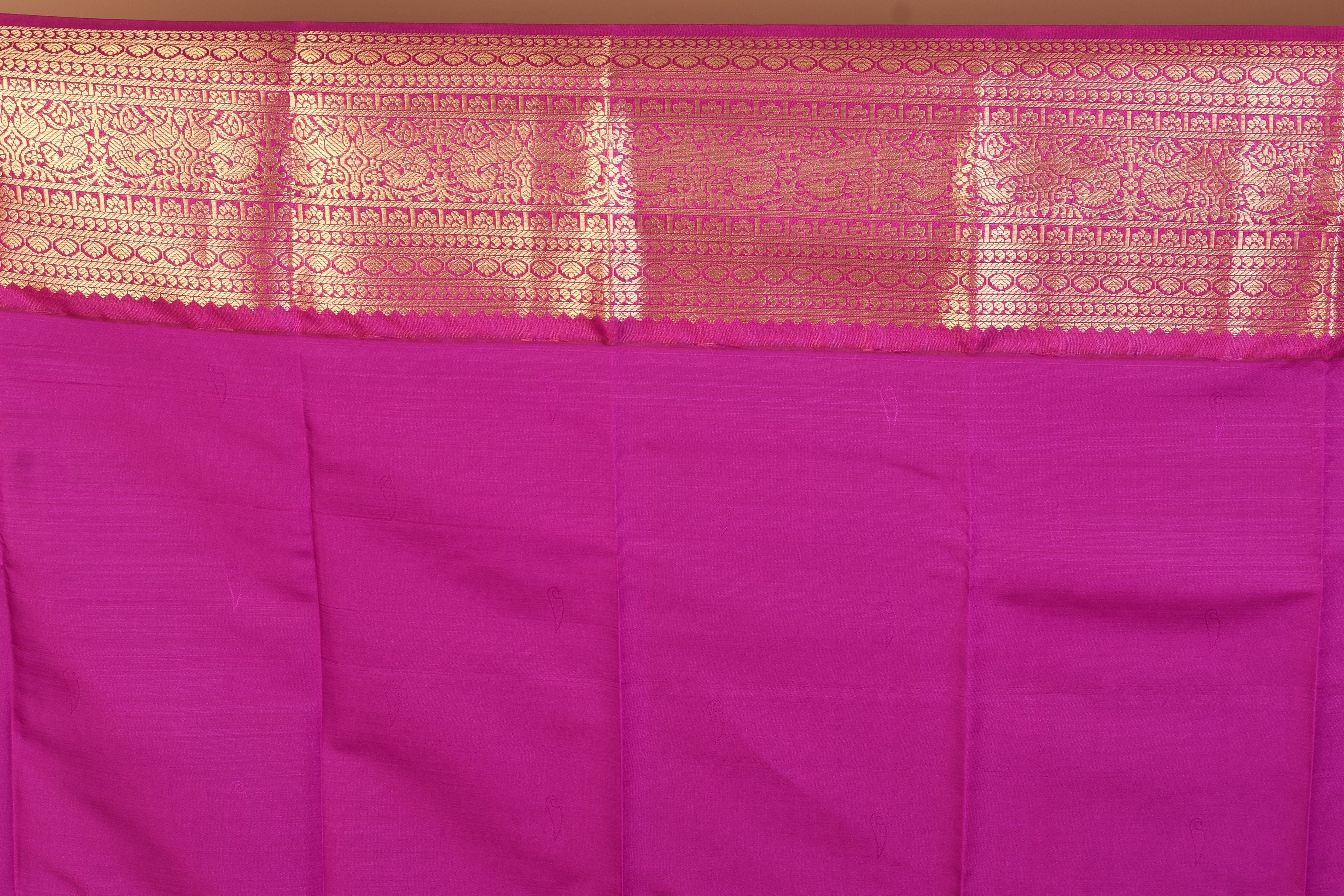 Wine Semi Kanjivaram Saree with Blouse Piece - Keya Seth Exclusive