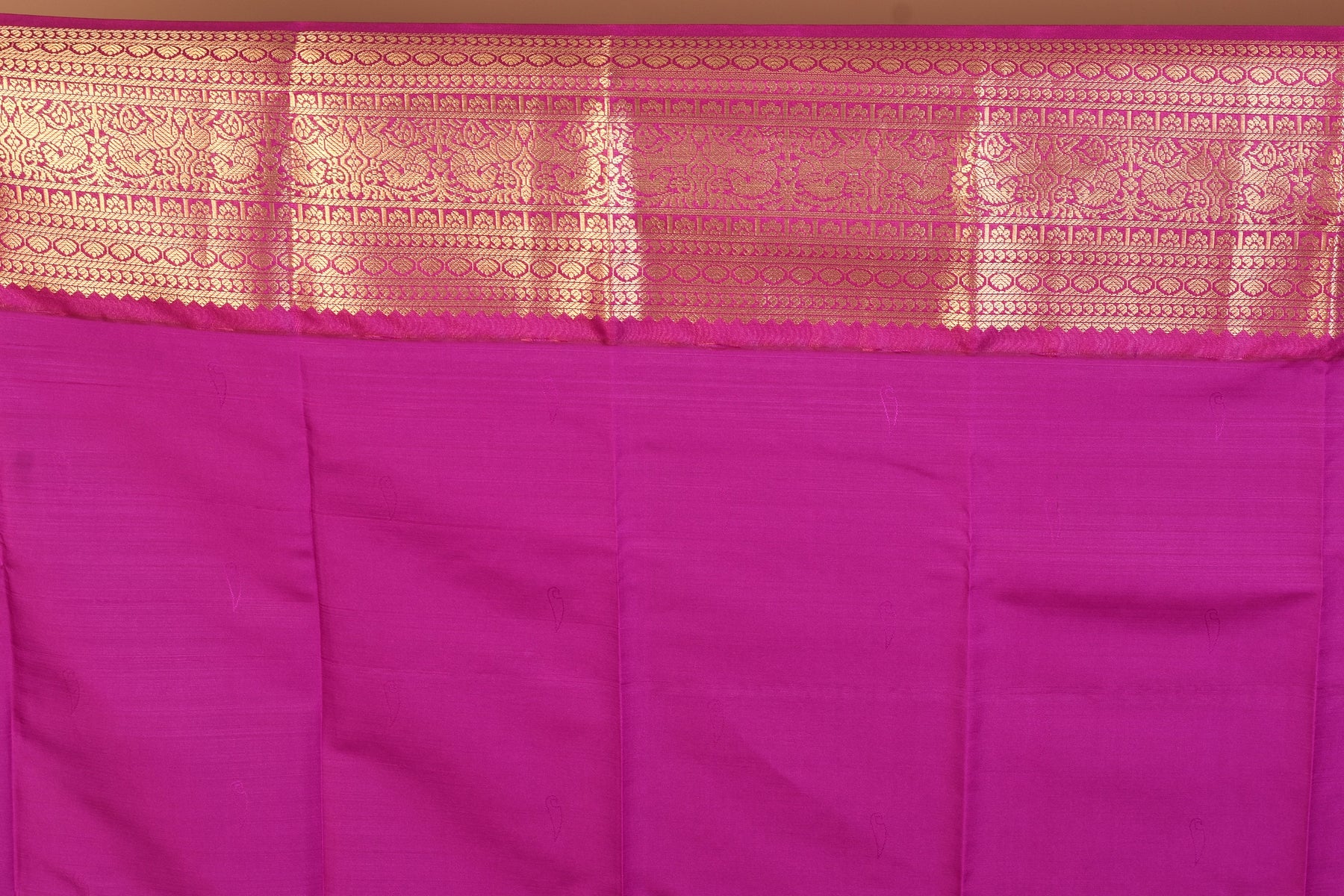 Wine Semi Kanjivaram Saree with Blouse Piece - Keya Seth Exclusive