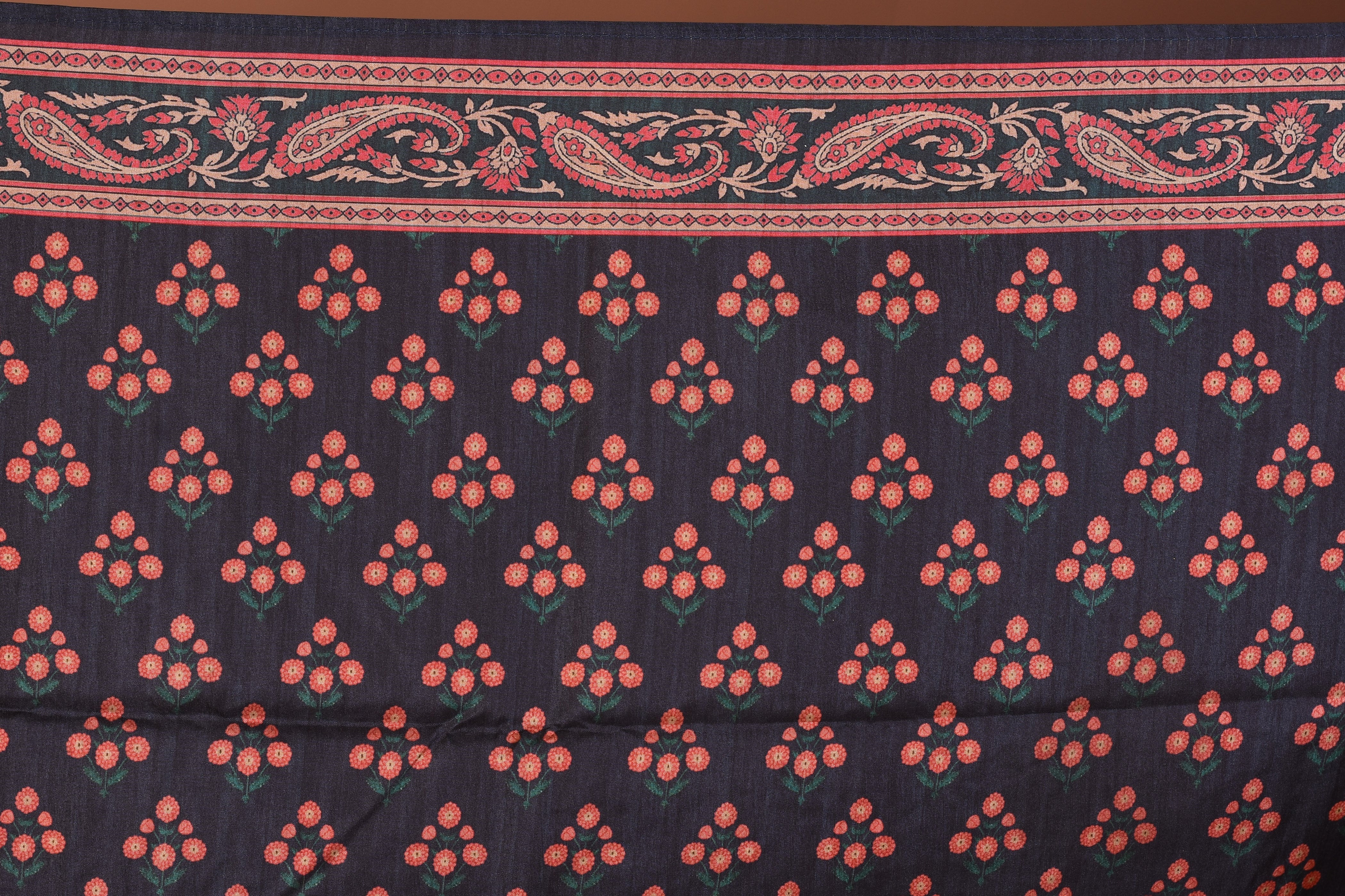 Grey Blended Printed Silk Saree - Keya Seth Exclusive