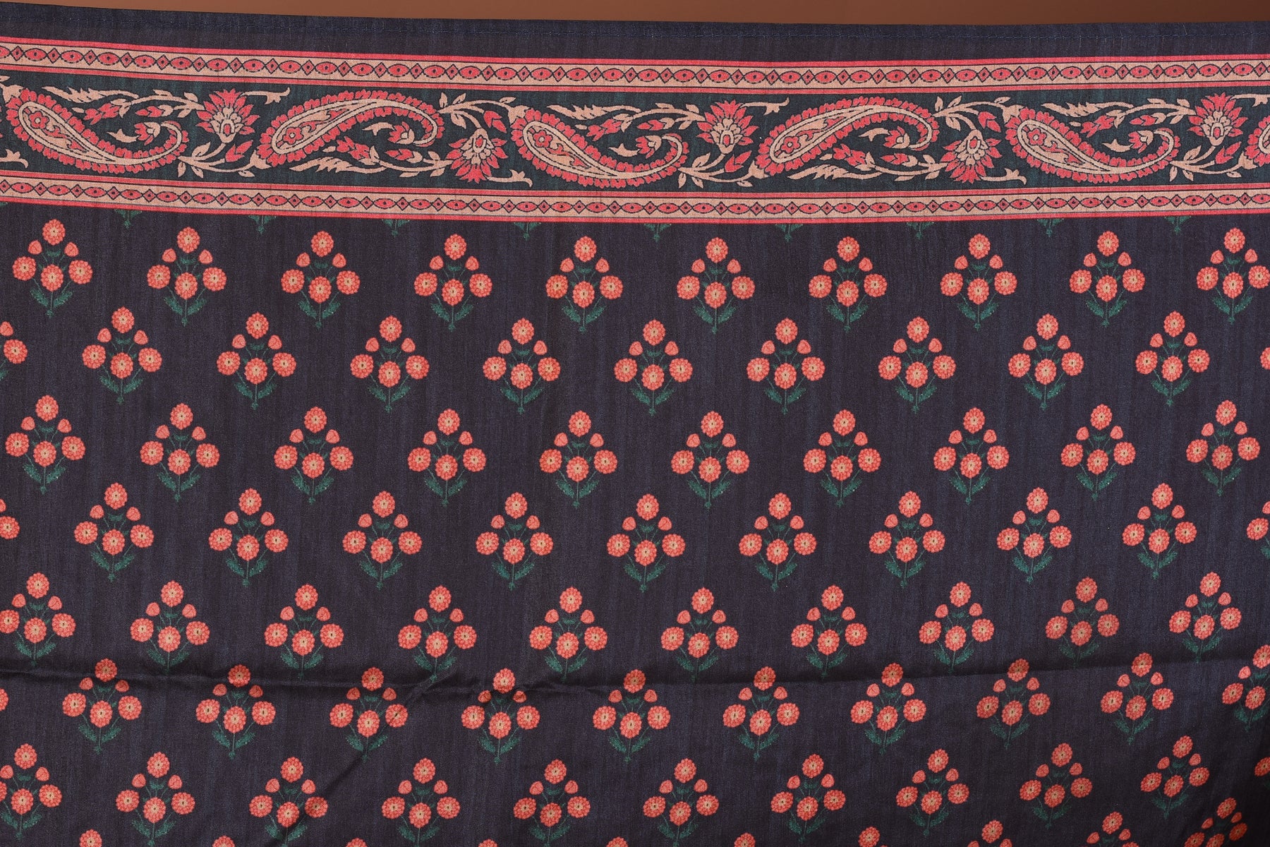 Grey Blended Printed Silk Saree - Keya Seth Exclusive