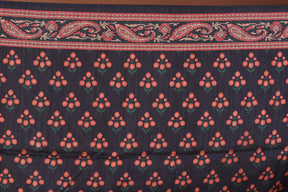 Grey Blended Printed Silk Saree - Keya Seth Exclusive