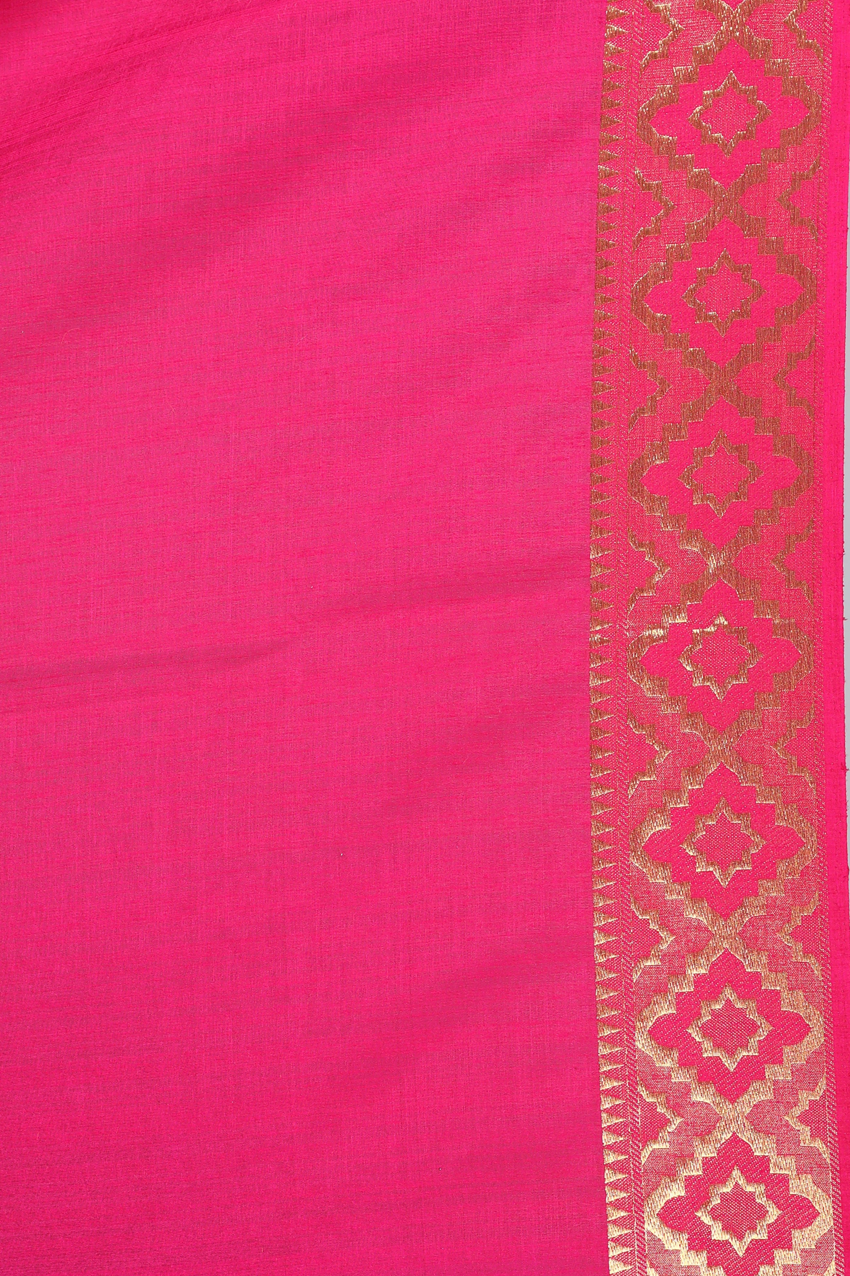 White Blended Matka Saree