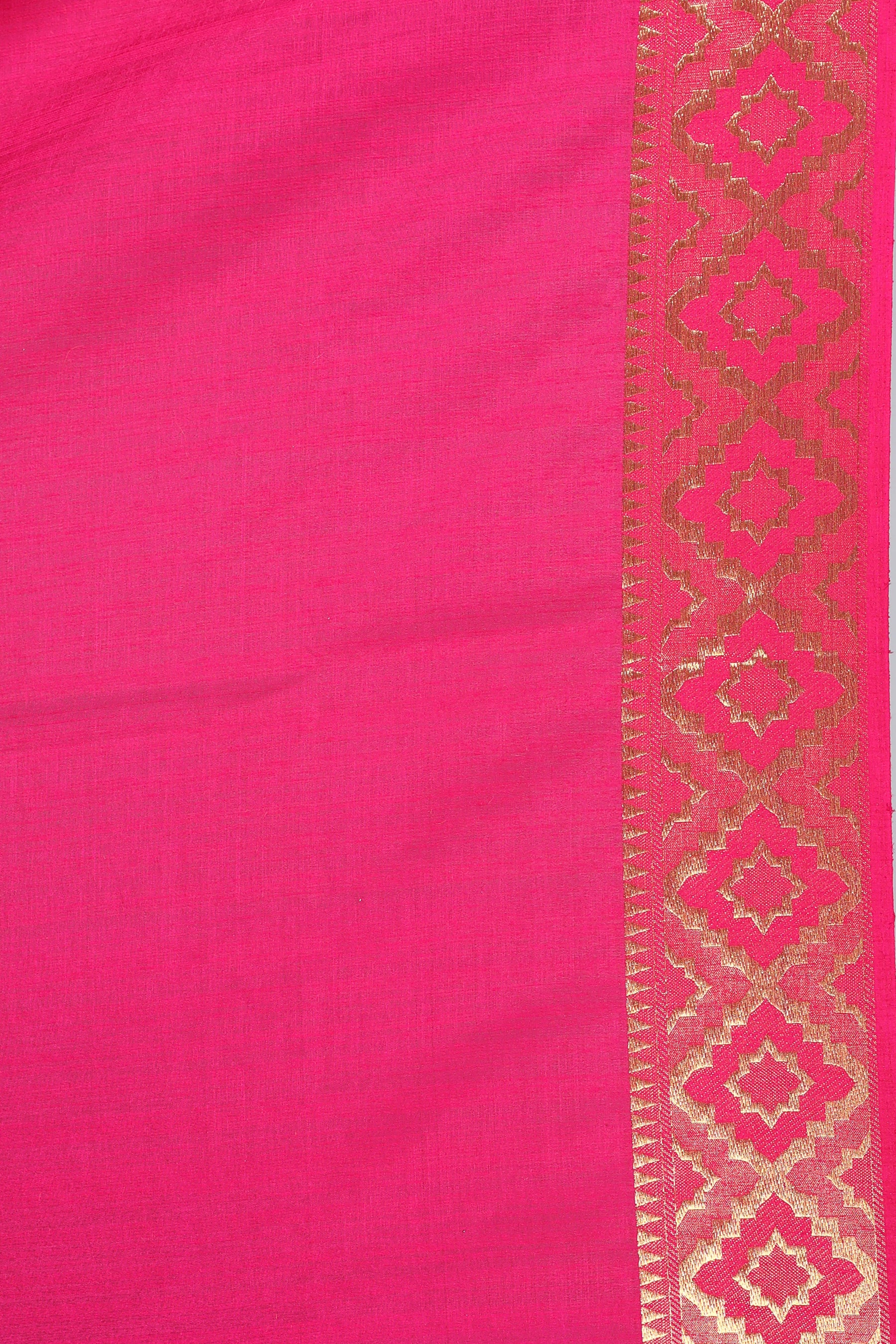 White Blended Matka Saree