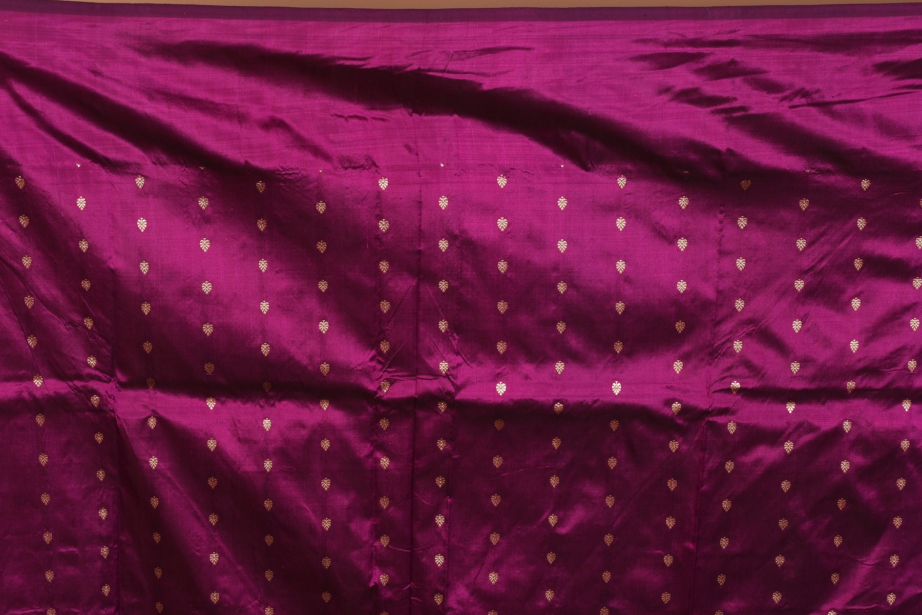 Magenta Pure Katan Silk Saree with Blouse Piece - Keya Seth Exclusive