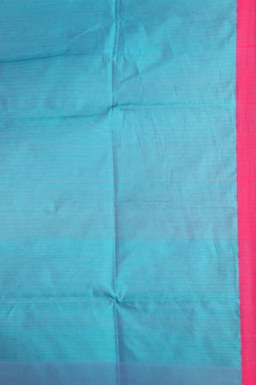 Blue Pure Muslin Saree