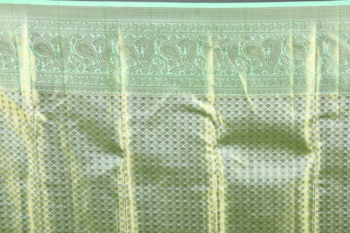 Green Tissue Kanjivaram Saree