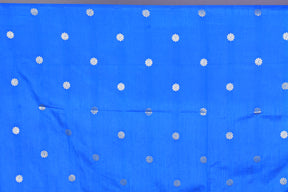 Magenta Blended Organza Saree with Blue Borders - Keya Seth Exclusive