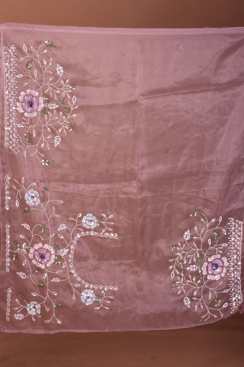 Mauve Jiimmy Choo Saree - Keya Seth Exclusive