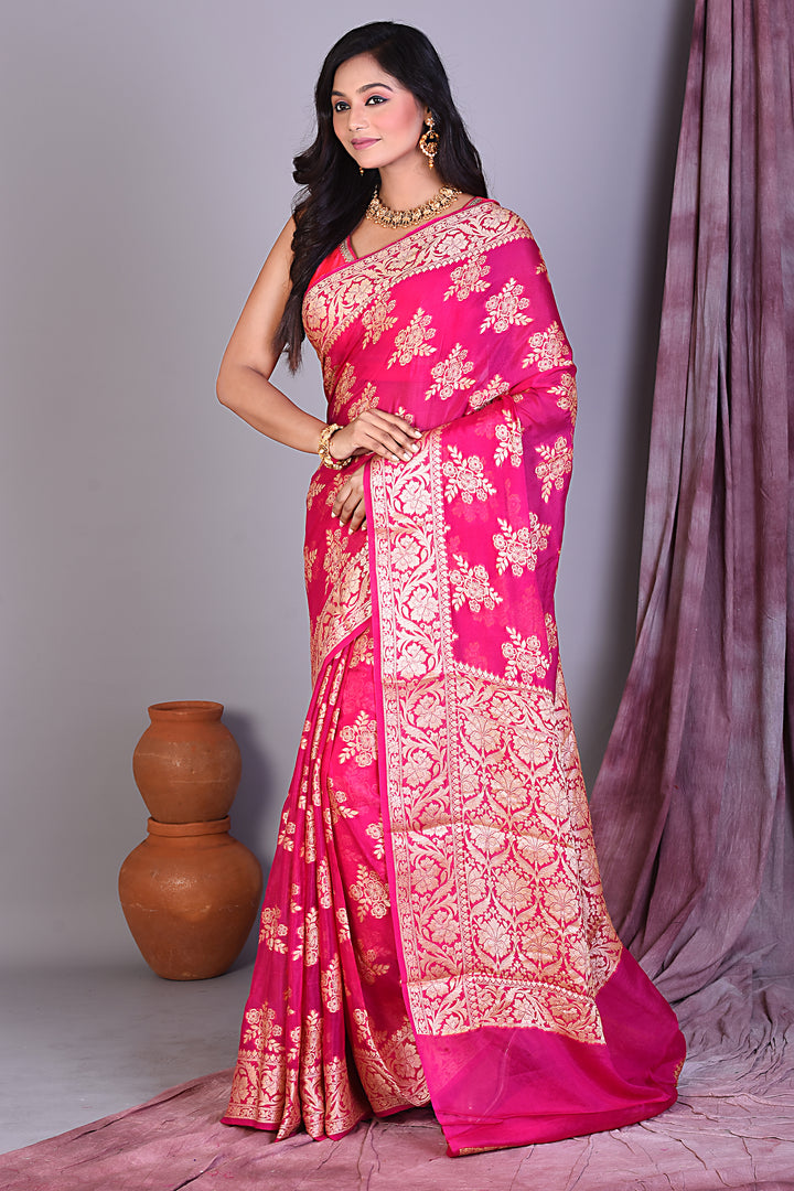 Fancy georgette saree best sale