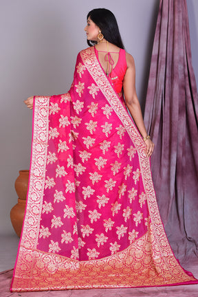 Fancy Rani Georgette Saree - Keya Seth Exclusive