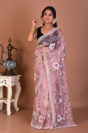 Mauve Jiimmy Choo Saree - Keya Seth Exclusive
