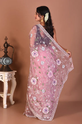 Mauve Jiimmy Choo Saree - Keya Seth Exclusive