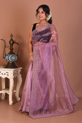 Lavender Jimmy Choo Saree - Keya Seth Exclusive