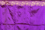 Load image into Gallery viewer, Purple Pure Katan Silk Saree with Blouse Piece - Keya Seth Exclusive
