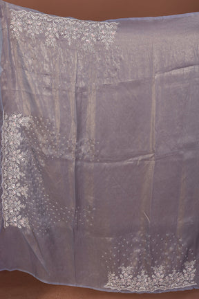 Light Blue Jimmy Choo Saree - Keya Seth Exclusive