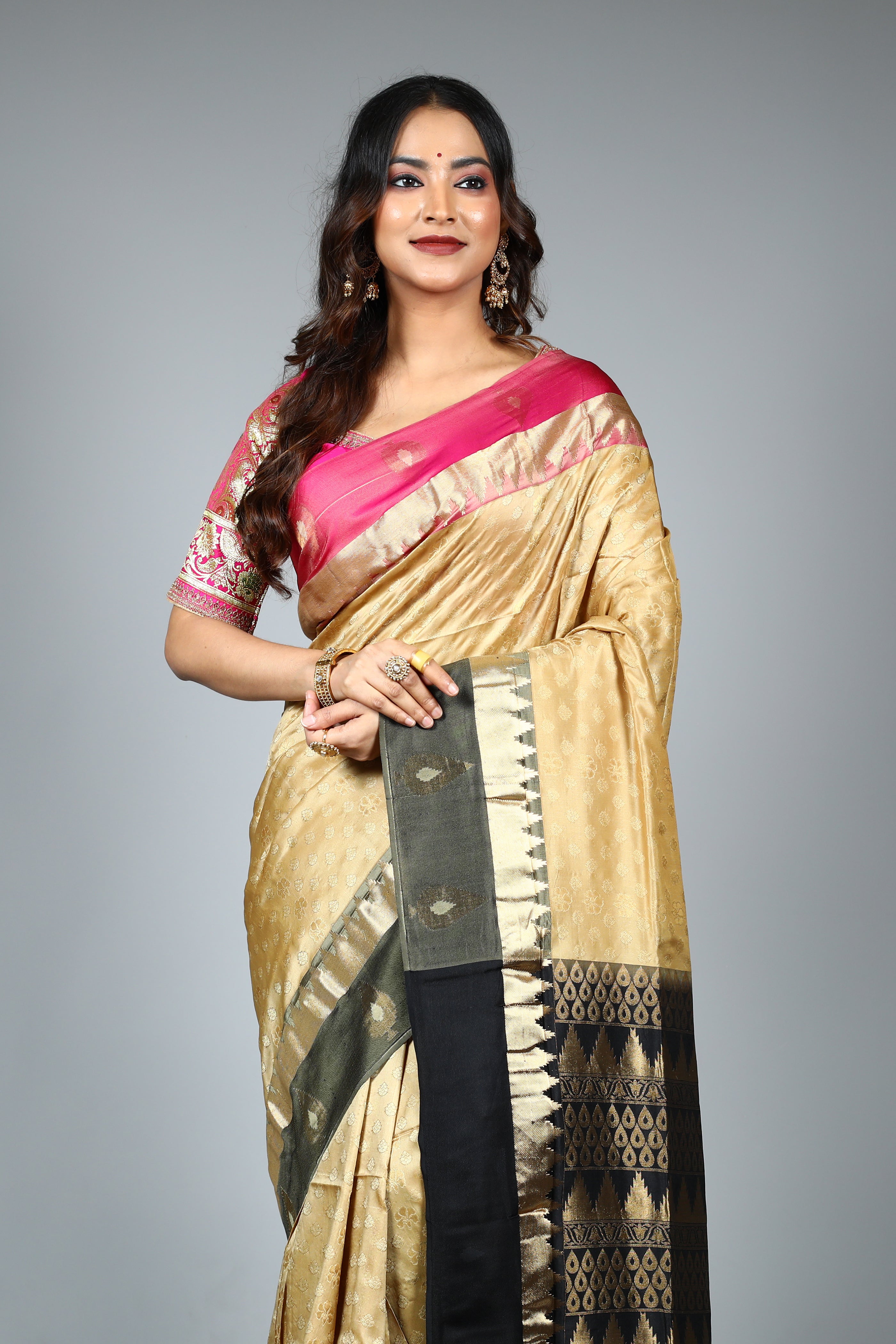 Golden Pure Aarni Silk Saree