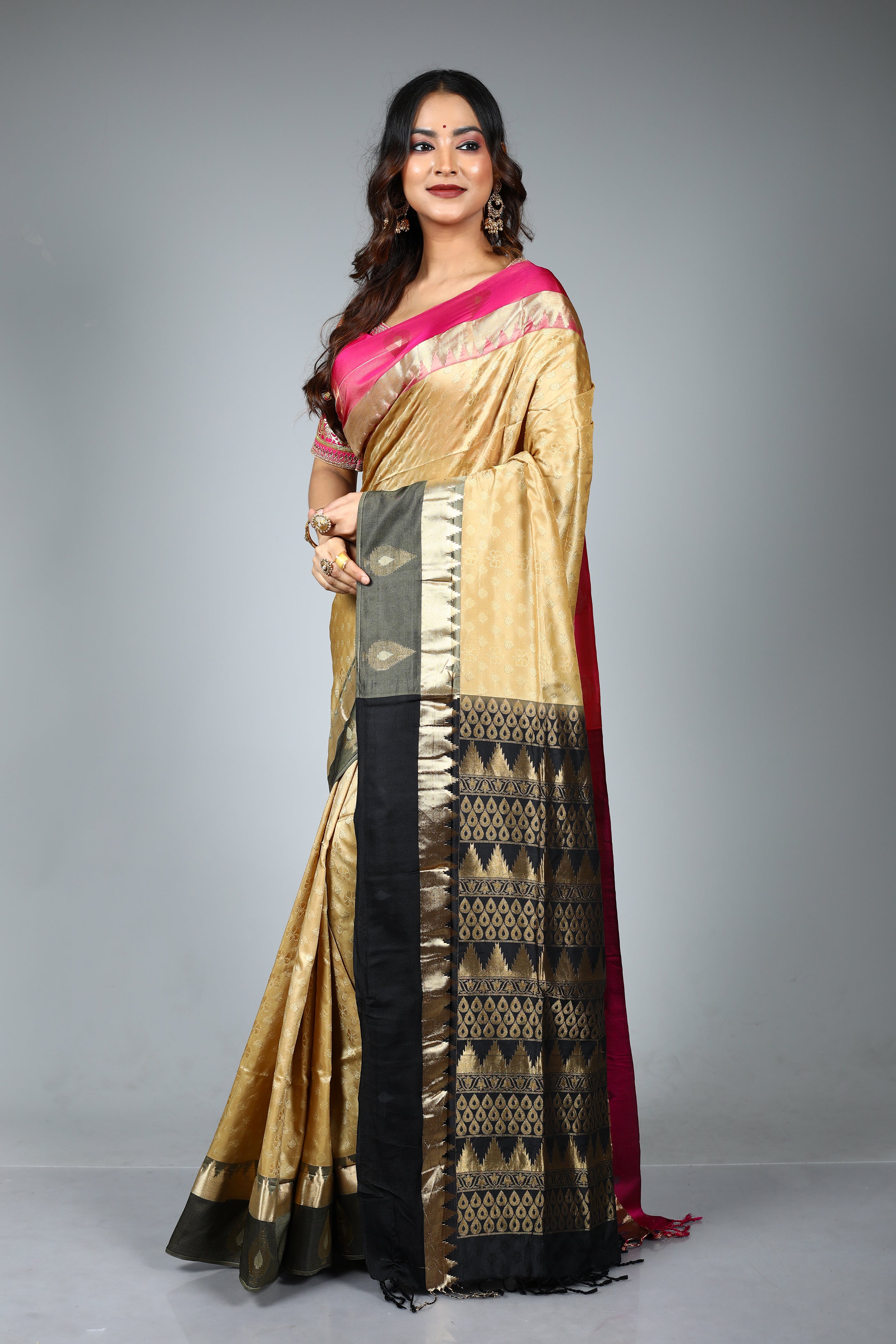 Golden Pure Aarni Silk Saree