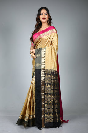Golden Pure Aarni Silk Saree