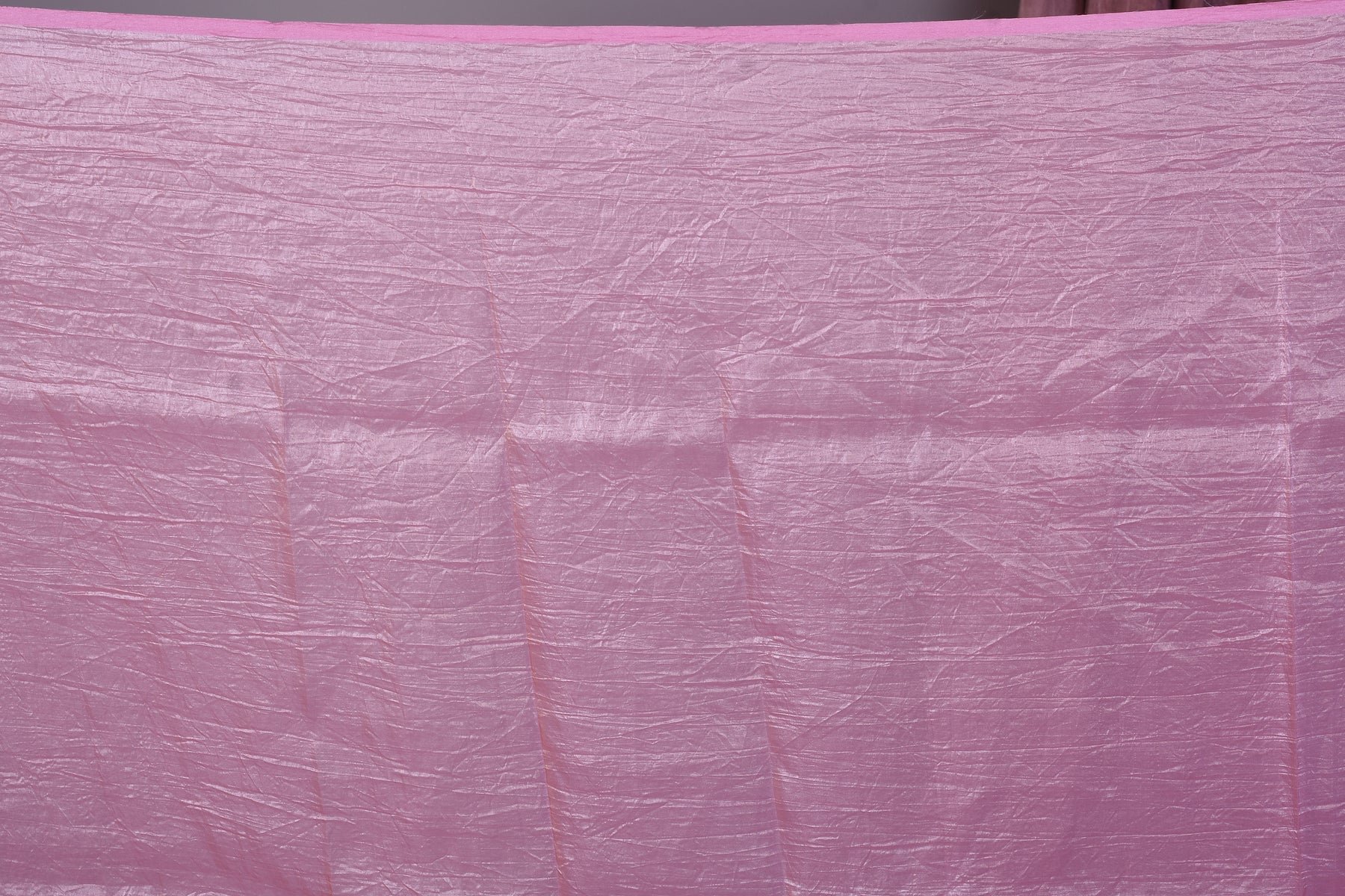 Pink Blended Organza Saree with Floral Borders - Keya Seth Exclusive