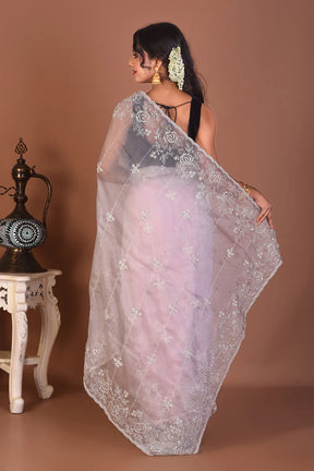 Light Purple Jimmy Choo Saree - Keya Seth Exclusive