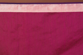 Brown Blended Linen Handloom Saree - Keya Seth Exclusive