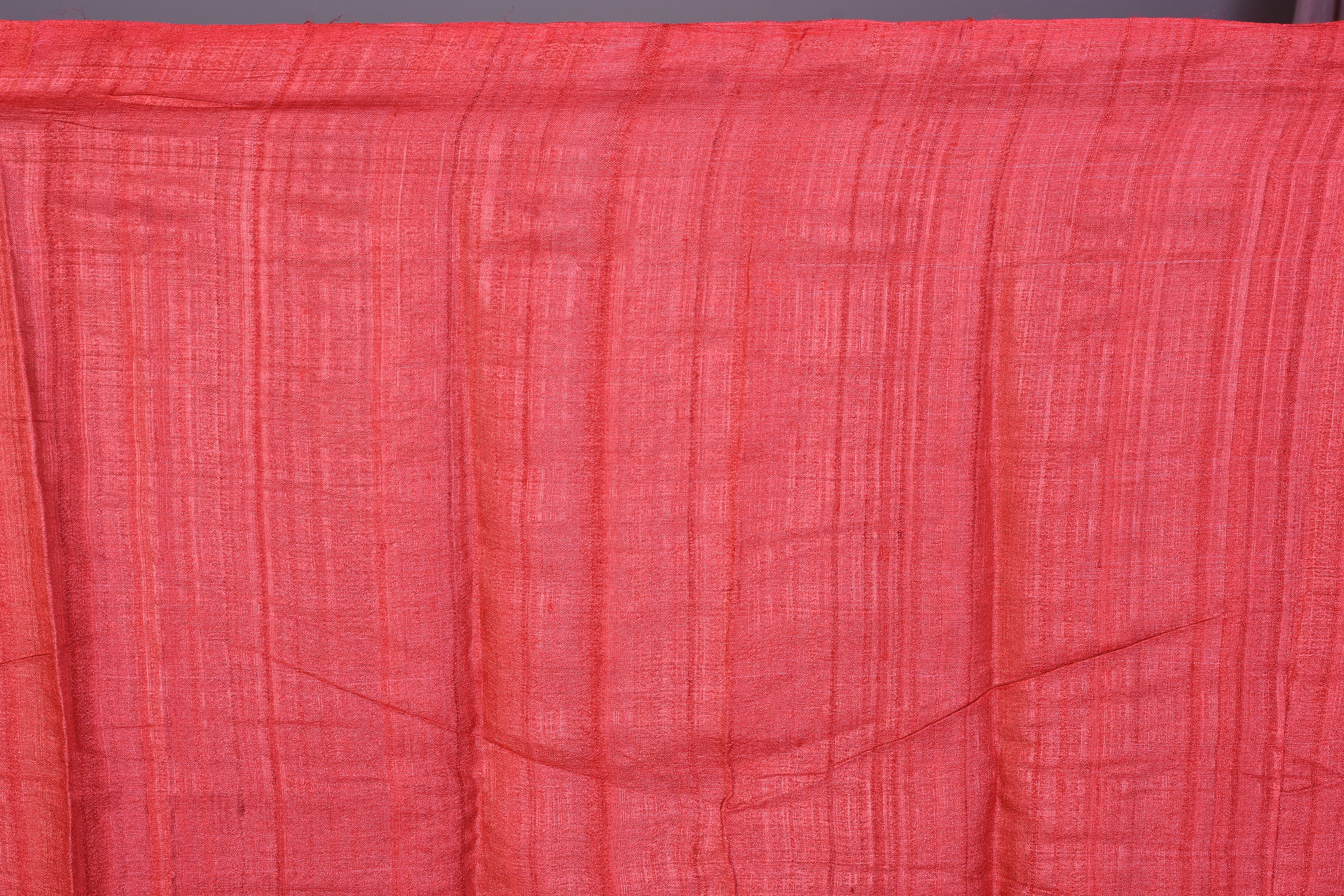 Red Ghicha Saree with Thread work - Keya Seth Exclusive