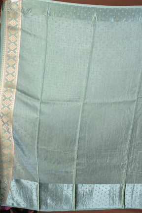 Green Blended Dola Silk Saree - Keya Seth Exclusive