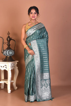 Green Art Silk Saree - Keya Seth Exclusive