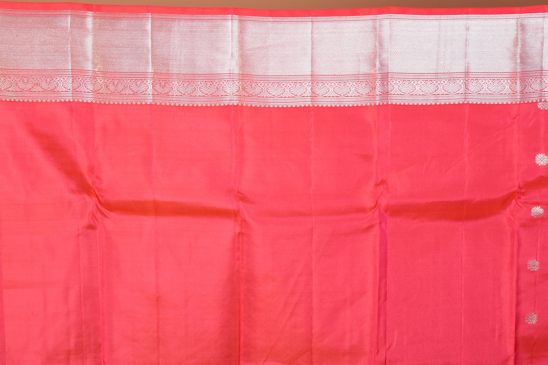 Peach Blended Kanjivaram Saree with Blouse Piece - Keya Seth Exclusive