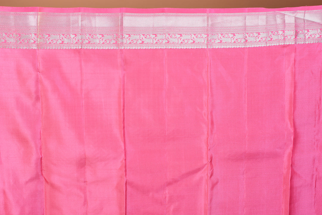 Light Peach Blended Kanjivaram Saree with Blouse Piece - Keya Seth Exclusive