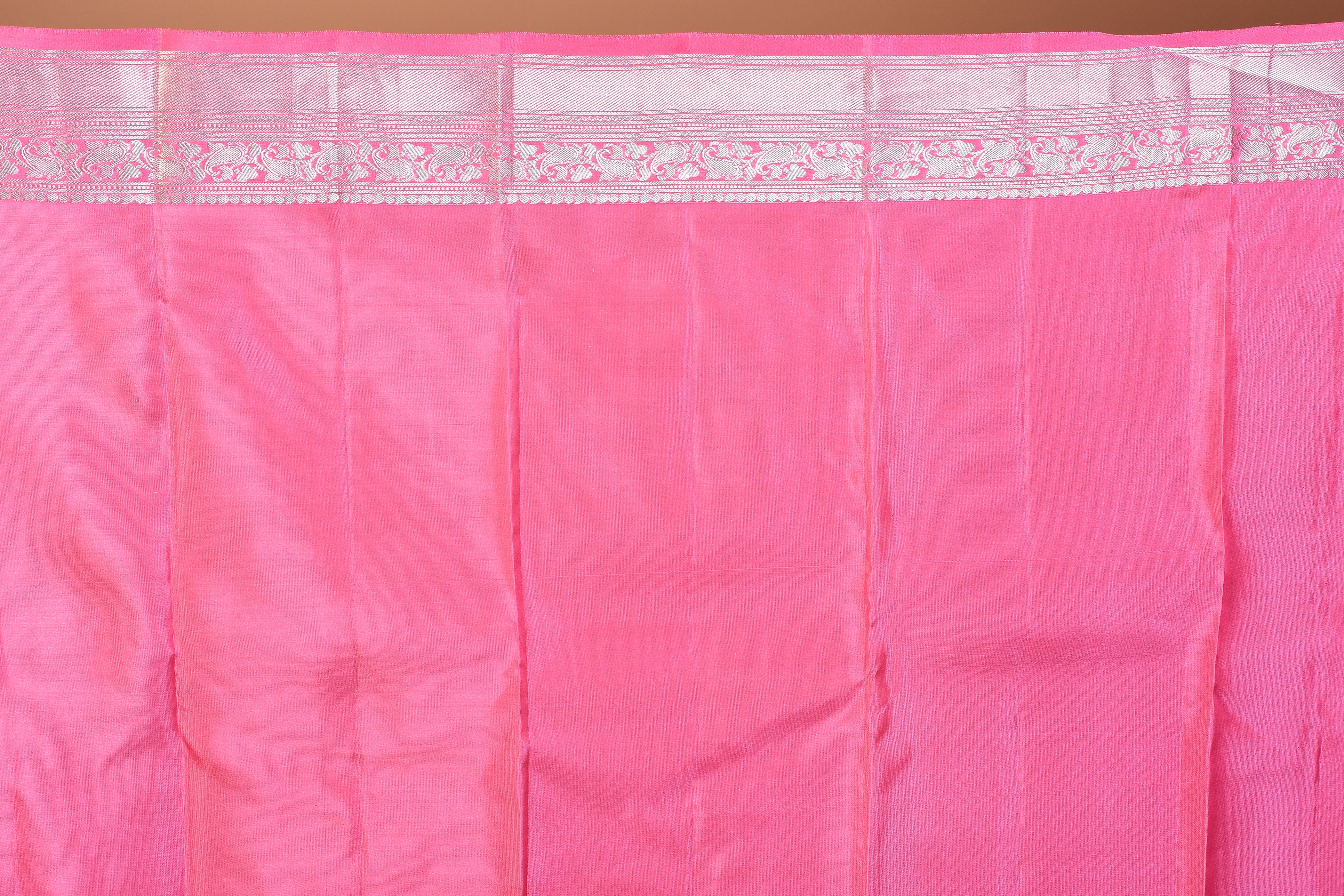 Light Peach Blended Kanjivaram Saree with Blouse Piece - Keya Seth Exclusive