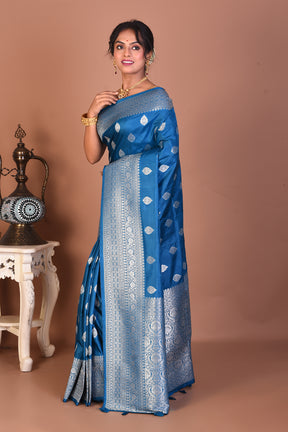 Blue Art Silk Saree - Keya Seth Exclusive