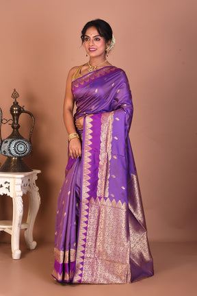 Purple Art Silk Saree - Keya Seth Exclusive