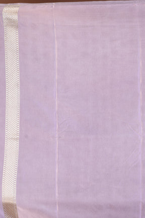 Light Purple Blended Dola Silk Saree - Keya Seth Exclusive