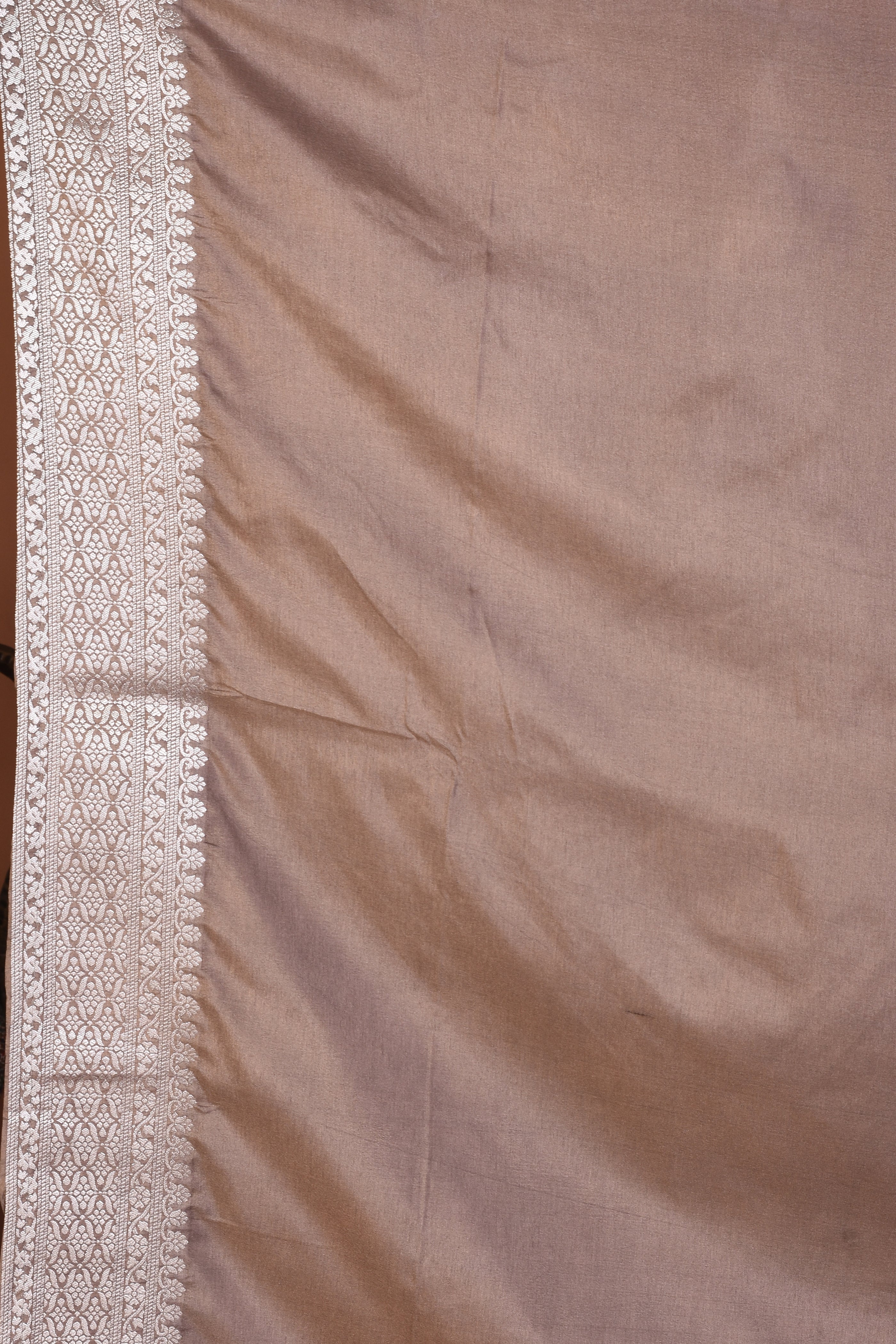 Grey Blended Mashru Silk Saree - Keya Seth Exclusive