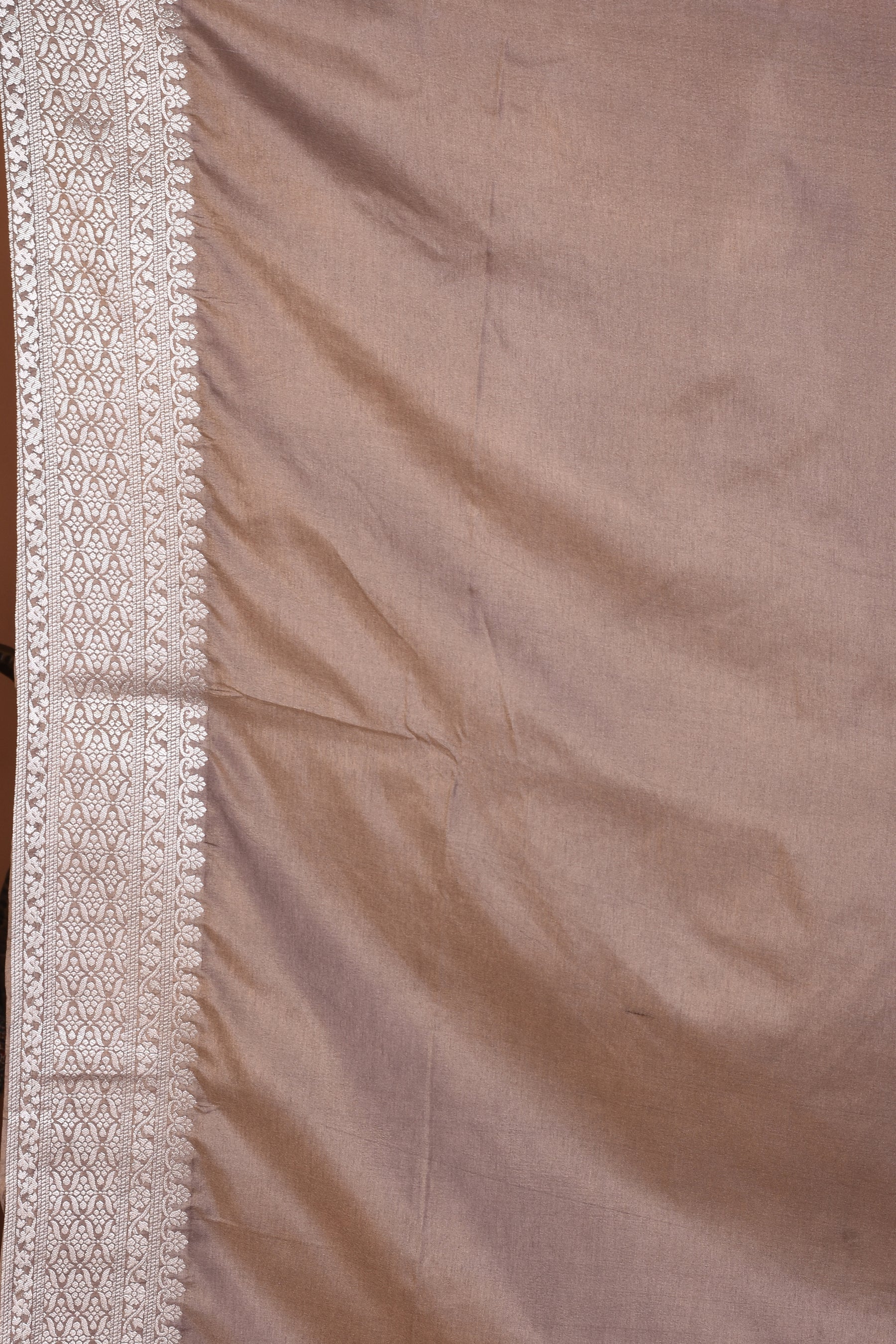 Grey Blended Mashru Silk Saree - Keya Seth Exclusive