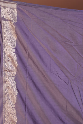 Grey Blended Dola Silk Saree - Keya Seth Exclusive