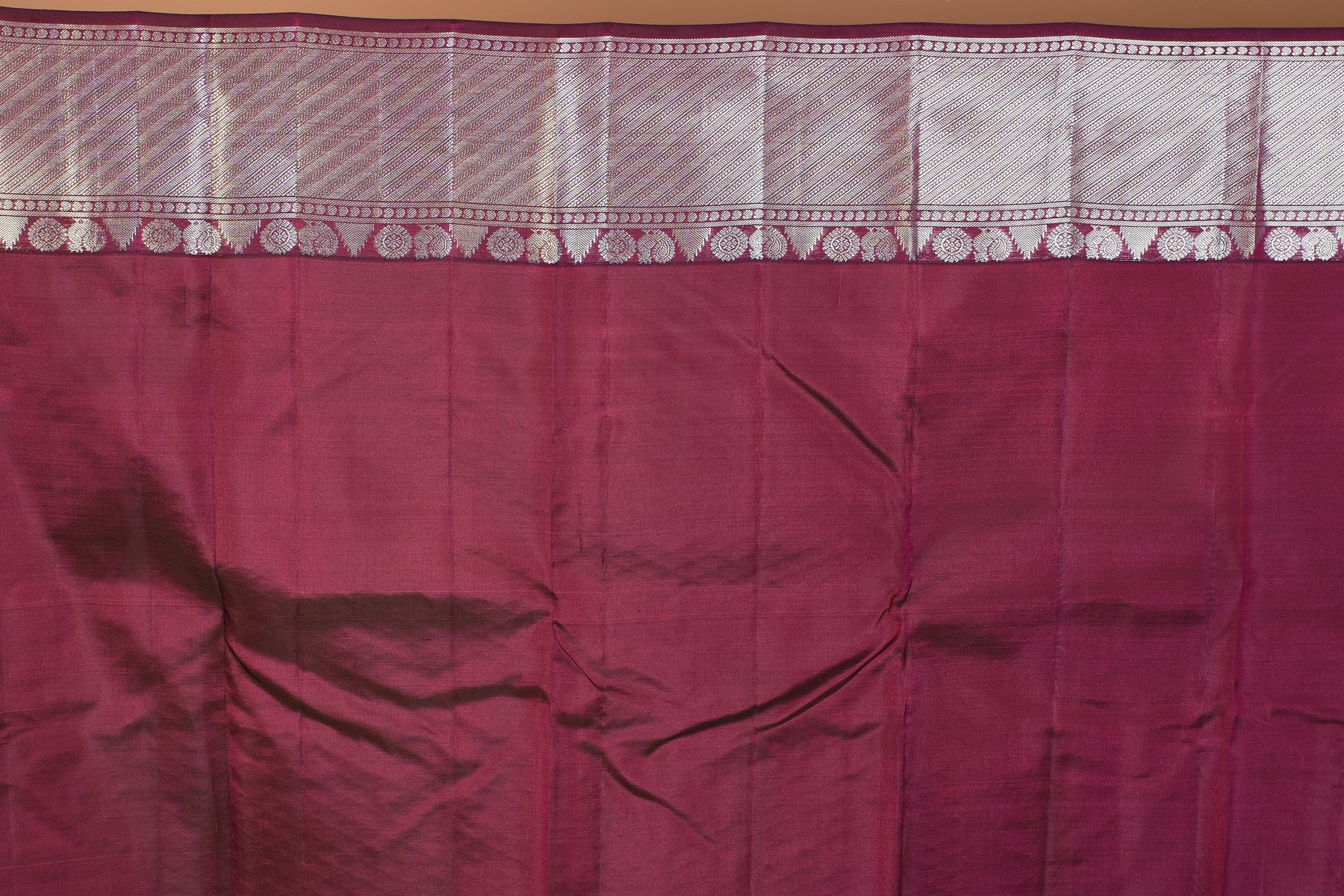 Wine Blended Kanjivaram Saree with Blouse Piece - Keya Seth Exclusive