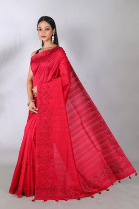 Rani Blended Tussar Silk Saree - Keya Seth Exclusive