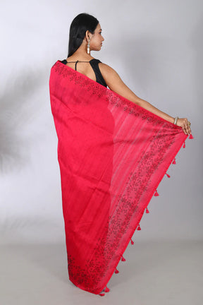 Rani Blended Tussar Silk Saree - Keya Seth Exclusive