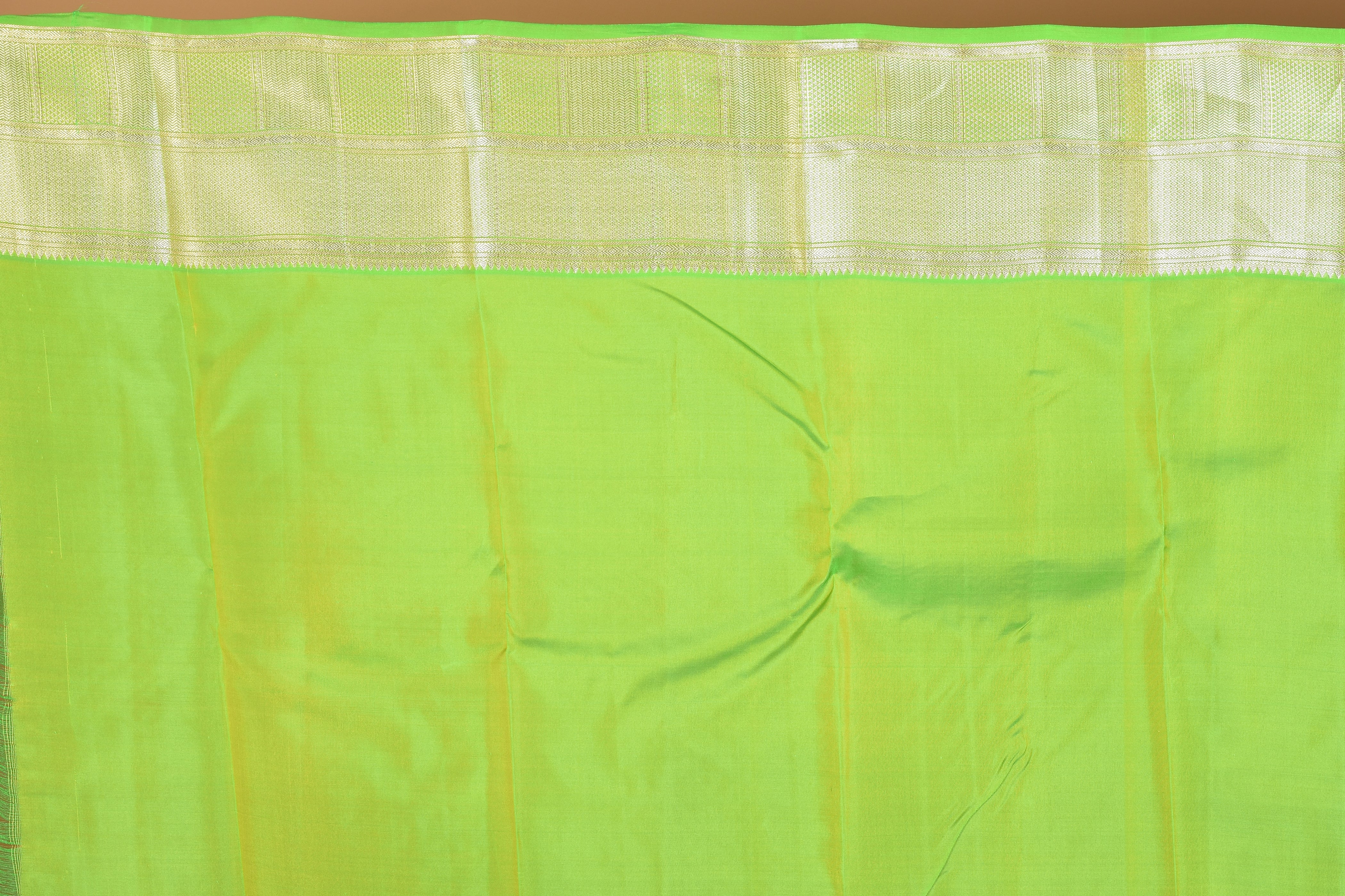 Parrot Green Blended Kanjivaram Saree with Blouse Piece - Keya Seth Exclusive