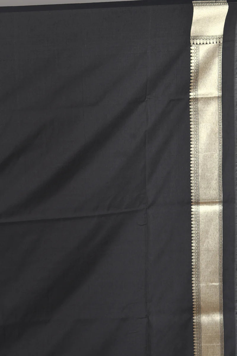 Black Blended Uppada Silk Saree - Keya Seth Exclusive