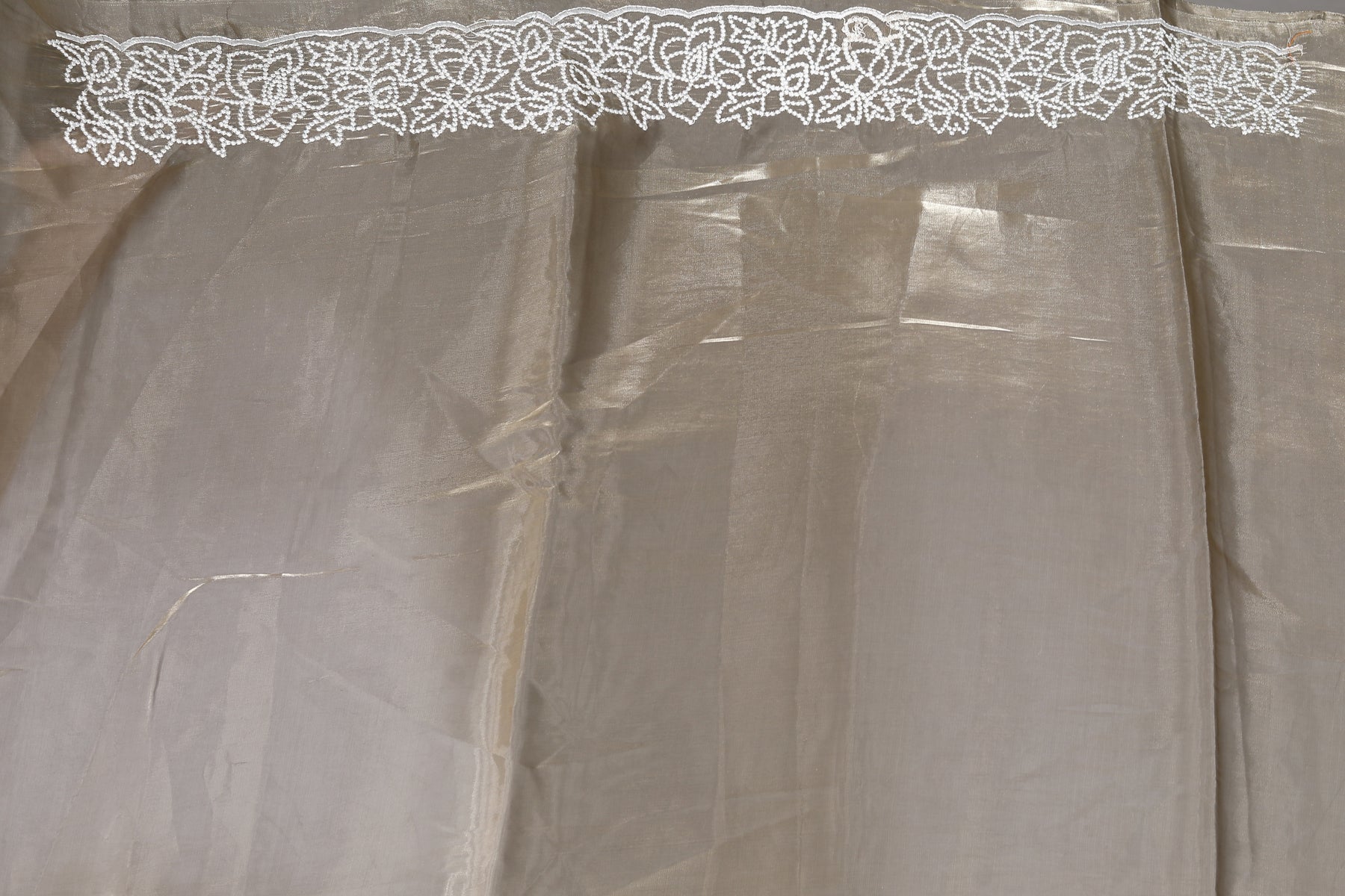 Olive Green Blended Jimmy Choo Saree - Keya Seth Exclusive