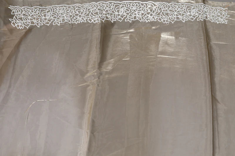 Olive Green Blended Jimmy Choo Saree - Keya Seth Exclusive